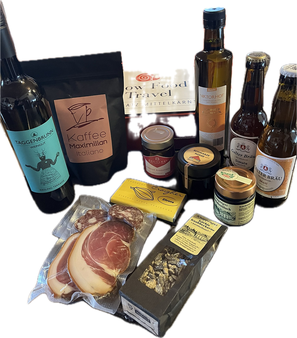 Slow Food Box groß vom Marktplatz Mittekärnten