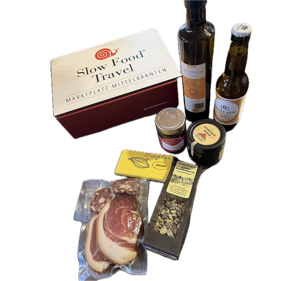 Slow Food Box klein vom Marktplatz Mittelkärnten